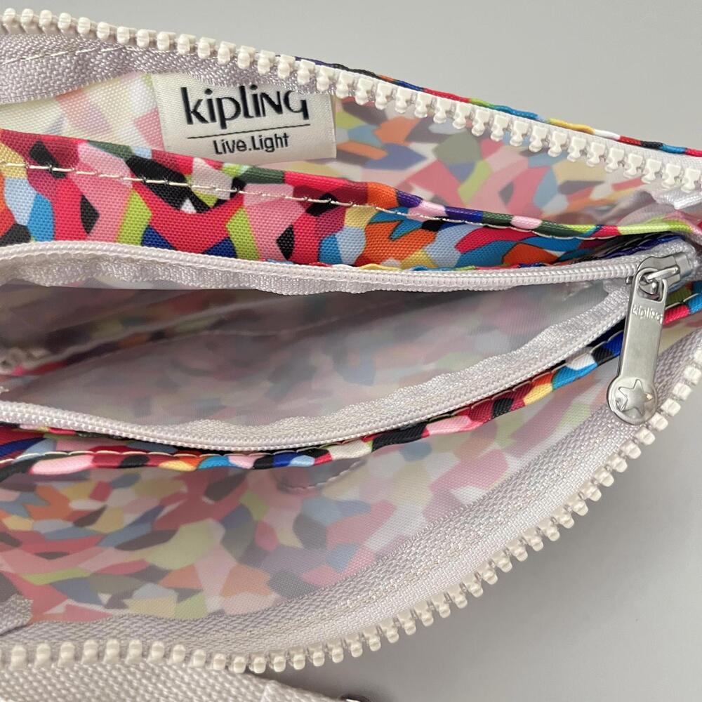 Kipling Abstract Arts Creativity Pouch Large NWT … - image 3